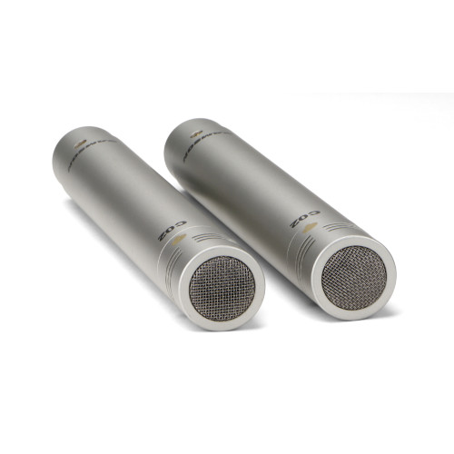 PACK 2 MICRÓFONOS de condensador C02 tipo lápiz patrón supercardioide
