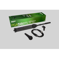 SHURE PGA58BTS Micrófono Dinámico Vocal con Interruptor, pinza, cable y pie recto