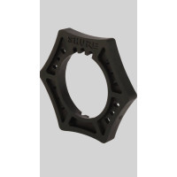 SHURE A1K Anillo hexagonal anti-rodadura para micrófonos de mano