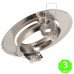 Aro Orientable Níquel Eco para GU10 MR16 50mmØ [AL4317LM]