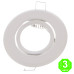 Aro Orientable Eco Blanco para GU10 MR16 50mmØ [AL4318LM]