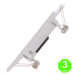 Aro Orientable Cuadrado Eco Blanco para GU10 MR16 50mmØ [AL4320LM]
