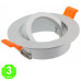 Aro Orientable Níquel Luxury para GU10 MR16 50mmØ [AL4321LM]