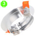 Aro Orientable Níquel Luxury para GU10 MR16 50mmØ [AL4321LM]