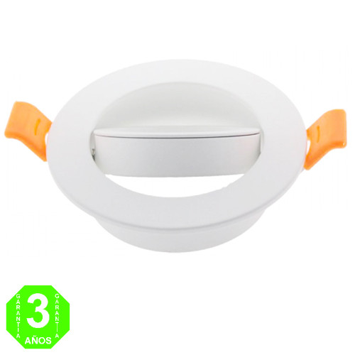 Aro Orientable Luxury Blanco para GU10 MR16 50mmØ [AL4322LM]