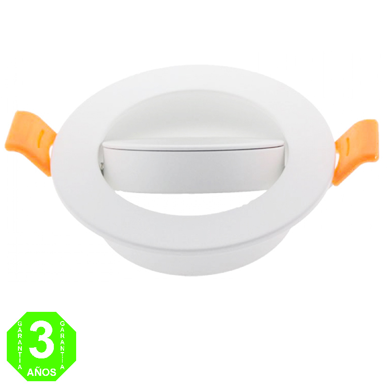 Aro Orientable Luxury Blanco para GU10 MR16 50mmØ [AL4322LM]