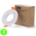 Aro Orientable Luxury Blanco para GU10 MR16 50mmØ [AL4322LM]