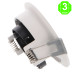Aro MAKA para módulos ArumLed, Ronse, GU10, MR16 o 50mm [AL4330LM]