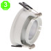 Aro MAIKA para módulos ArumLed Ronse GU10 MR16 o 50mm [AL4332LM]
