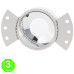 Aro Integración MANU para módulos ArumLed Ronse GU10 MR16 o 50mm [AL4333LM]