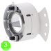 Aro Integración MANU para módulos ArumLed Ronse GU10 MR16 o 50mm [AL4333LM]