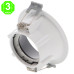Aro MAKAILI para módulos ArumLed, Ronse, GU10 MR16 o 50mmØ [AL4335LM]