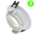 Aro HOPAKA para módulos ArumLed, Ronse, GU10, MR16 o 50mm [AL4336LM]