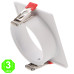 Aro Blanco o Negro Cuadrado para Módulo COBFIX 10W Empotrable [AL43614365LM]