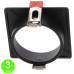 Aro Blanco o Negro Cuadrado para Módulo COBFIX 10W Empotrable [AL43614365LM]