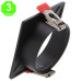 Aro Blanco o Negro Cuadrado para Módulo COBFIX 10W Empotrable [AL43614365LM]