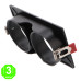 Aro 2 Elementos Empotrable Blanco o Negro para Módulos COBFIX 10W [AL43624366LM]