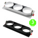 Aro 3 Elementos Empotrable Blanco o Negro para Módulos COBFIX 10W [AL43634367LM]