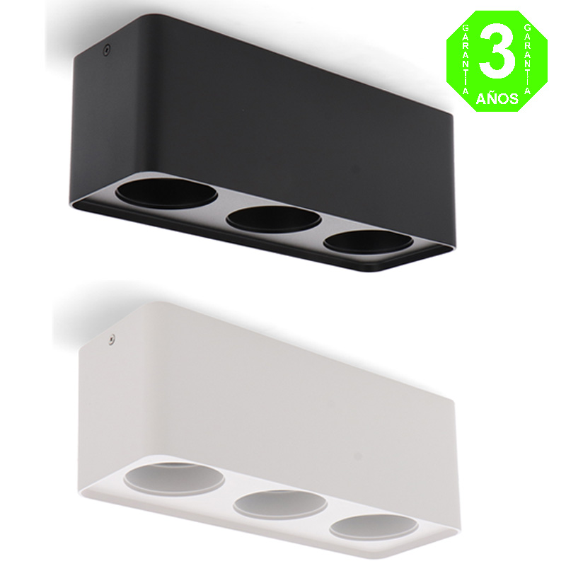 Aro 3 Elementos Superficie Blanco o Negro para Módulos COBFIX 10W [AL43714375LM]