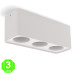 Aro 3 Elementos Superficie Blanco o Negro para Módulos COBFIX 10W [AL43714375LM]
