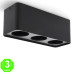 Aro 3 Elementos Superficie Blanco o Negro para Módulos COBFIX 10W [AL43714375LM]