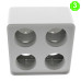 Aro 4 Elementos Superficie Blanco o Negro para Módulos COBFIX 10W [AL43724376LM]