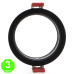 Aro Blanco o Negro para Módulo COBFIX 10W Empotrable [AL43774378LM]