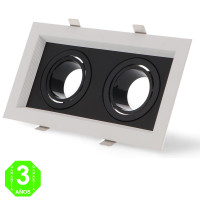 Aro Aras cardan Doble para módulos ArumLed, Ronse o 50mmØ [AL4380LM]