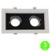 Aro Aras cardan Doble para módulos ArumLed, Ronse o 50mmØ [AL4380LM]