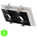 Aro Aras cardan Doble para módulos ArumLed, Ronse o 50mmØ [AL4380LM]