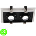 Aro Aras cardan Doble para módulos ArumLed, Ronse o 50mmØ [AL4380LM]