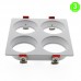 Aro 4 Elementos Empotrable Blanco o Negro para Módulos COBFIX 10W [ALLM4364-68]