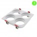 Aro 4 Elementos Empotrable Blanco o Negro para Módulos COBFIX 10W [ALLM4364-68]