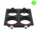 Aro 4 Elementos Empotrable Blanco o Negro para Módulos COBFIX 10W [ALLM4364-68]