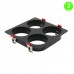 Aro 4 Elementos Empotrable Blanco o Negro para Módulos COBFIX 10W [ALLM4364-68]