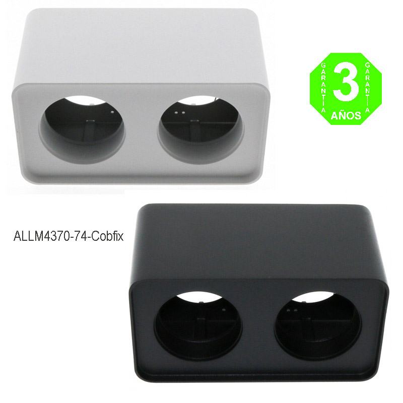 Aro 2 Elementos Superficie Blanco o Negro para Módulos COBFIX 10W [ALLM4370-74]