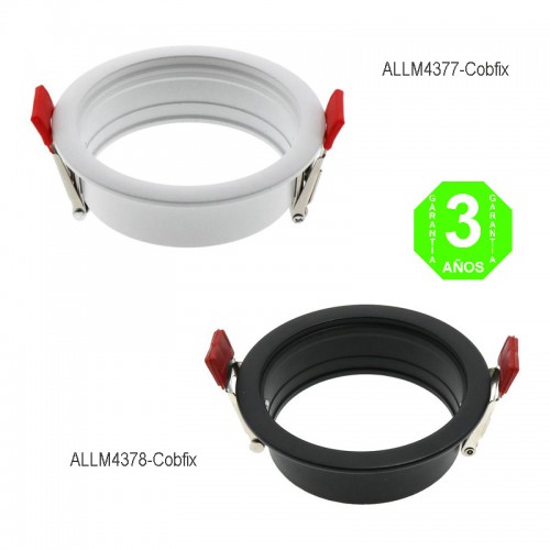 Aro Blanco o Negro para Módulo COBFIX 10W Empotrable [ALLM4377-78]