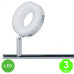 Aplique Regleta Led Orientable 3 focos Circulares Color Cromado [AL103967LCL]