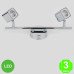 Aplique Regleta Led 2 focos Cubo Color Cromado orientables [AL104631LCL]