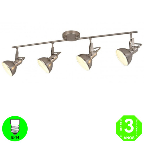 Aplique Regleta Retro Color Níquel interior Blanco [AL104978LCL]