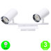 Regleta Aplique City Focos Orientables GU10 Blanco [AL4354LM]