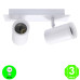 Aplique Regleta State Focos Orientables GU10 Blanco [AL4357LM]