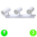 Regleta Aplique State3 Focos Orientables GU10 Blanco [AL4358LM]
