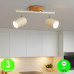 Aplique Regleta Wood Focos Orientables color Blanco madera GU10 [AL4502LM]
