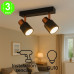 Aplique Regleta Gold Focos Orientables color Negro Cobre GU10 [AL4510LM]