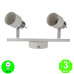 Aplique Regleta White Focos Orientables color Blanco GU10 [AL4514LM]