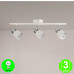 Regleta Aplique White3 Focos Orientables Color Blanco [AL4515LM]