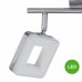 Aplique Regleta Led Orientable 4 focos Cuadrados Color Níquel [ALLCL103963]
