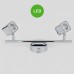 Aplique Regleta Led 2 focos Cubo Color Cromado orientables [ALLCL104631]