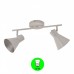 Aplique Regleta 2 focos Bombilla E14 Color Blanco Mate interior Plata [ALLCL104962]